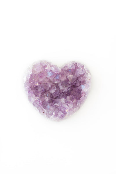 Large Amethyst Heart Cluster