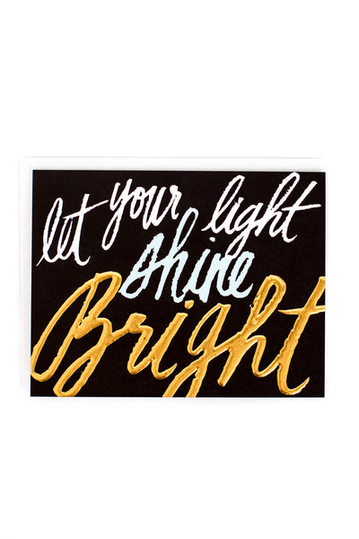 Let Your Light Shine Bright Card