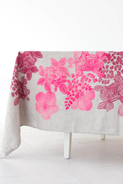 Winter Floral Tablecloth