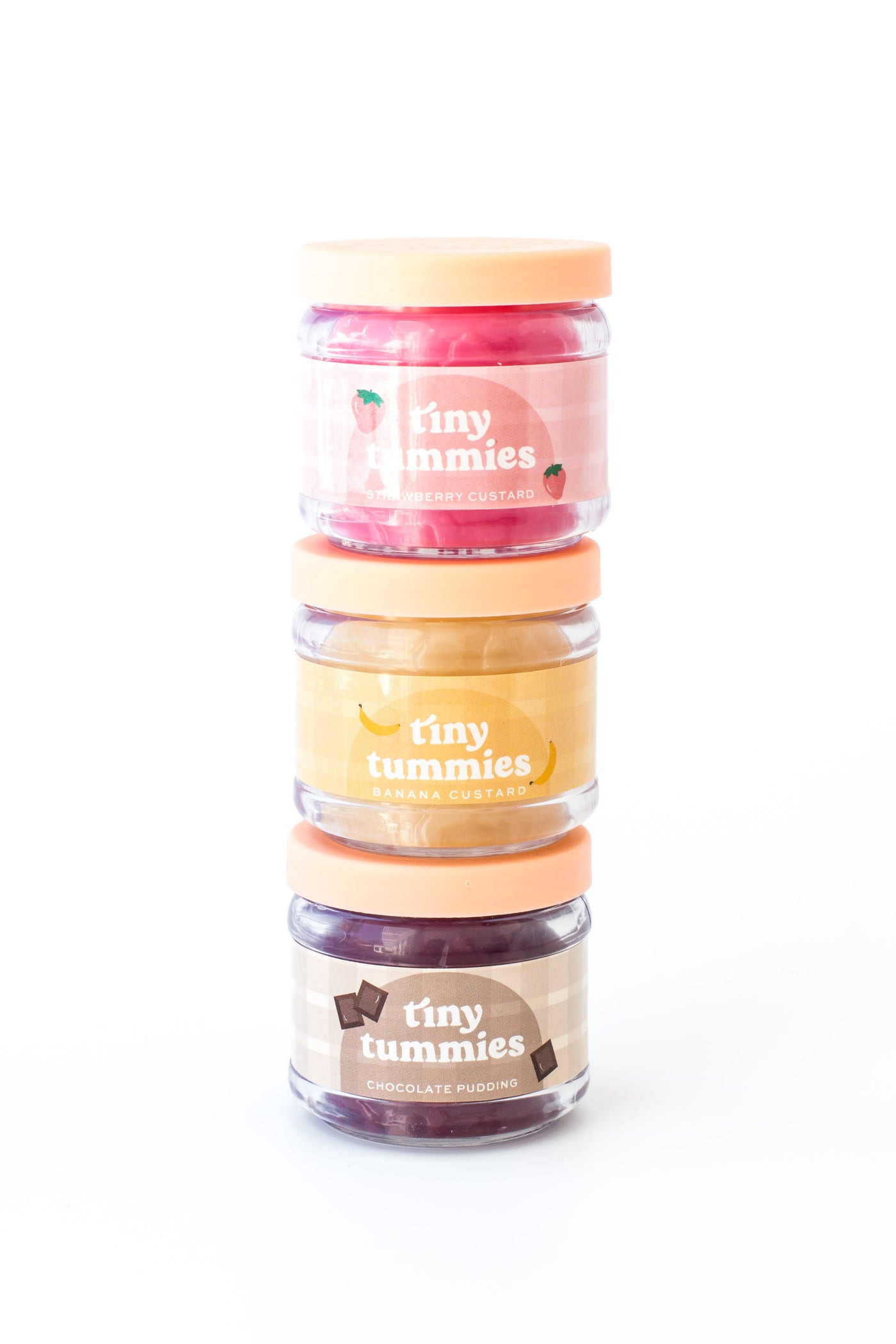 Tiny Tummies Chocolate Pudding Food Jar and Spoon Set