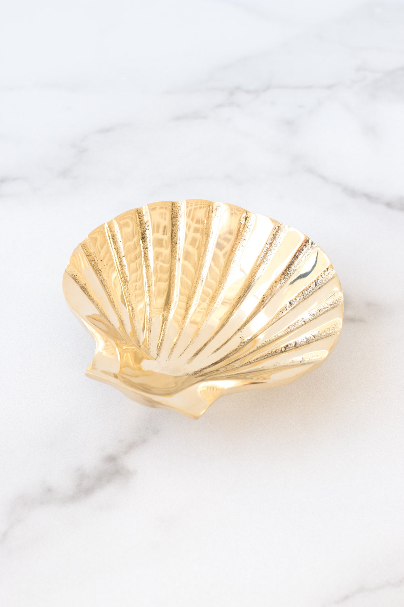 A la Collection Brass Shell Dish Gathered Home