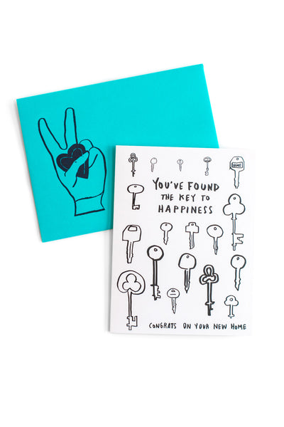 Amador Collective Key to Happiness Card Gathered Home