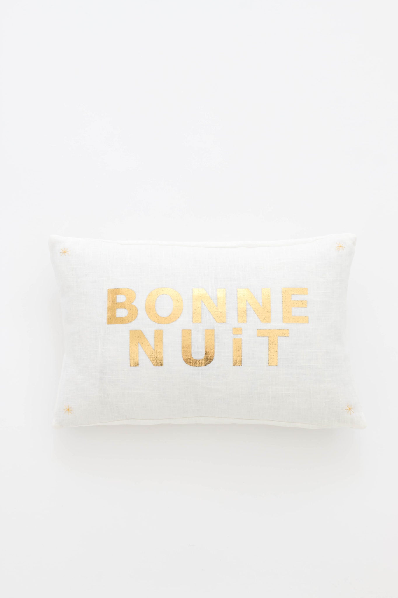 Gold-Bonne-Nuit-Petit-Pillow