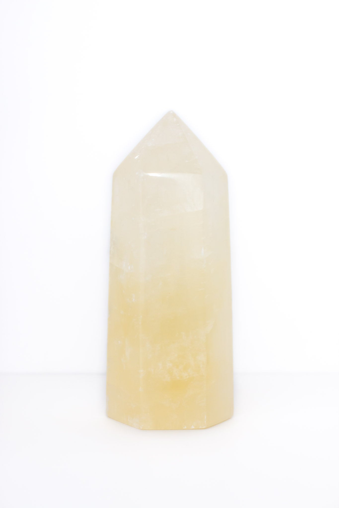 Large Calcite Point Gathered Home