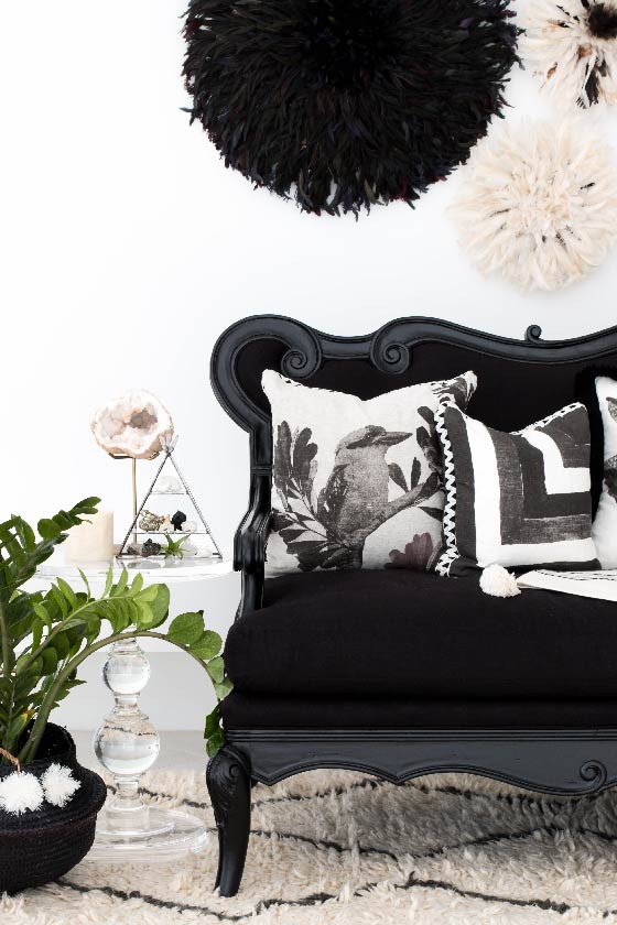 Gathered Home Black and White Home Decor