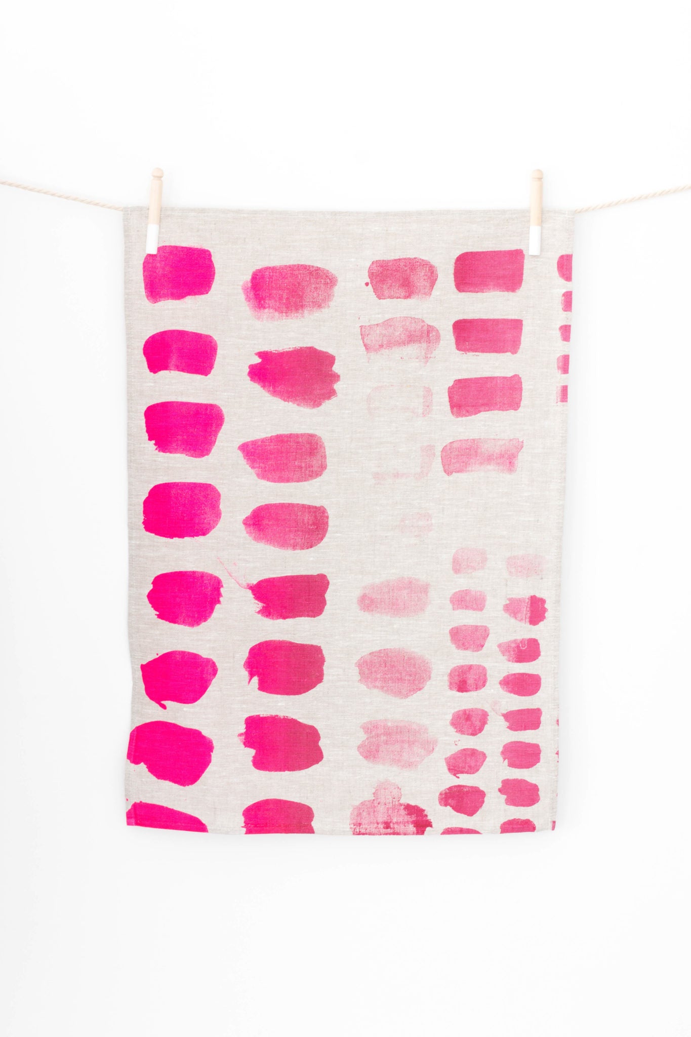 Pink Palette Tea Towel