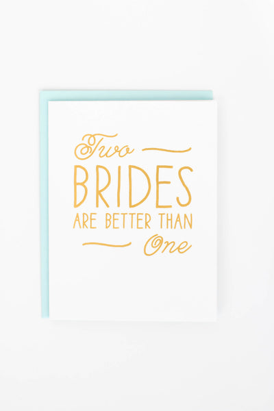 Two Brides Card