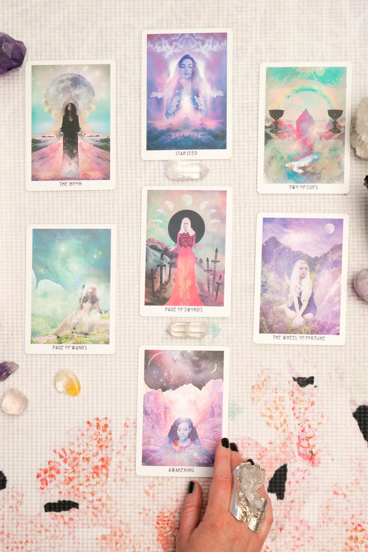 その他 The Starchild Tarot Starchild-turquoise-box-
